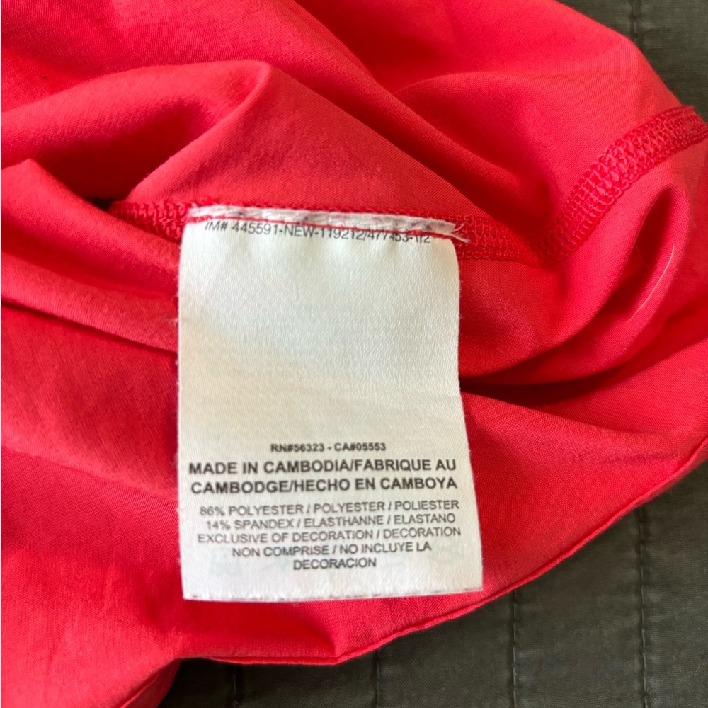 Nike Performance Fabric Tank Top Coral Size Large - Picture 9 of 11